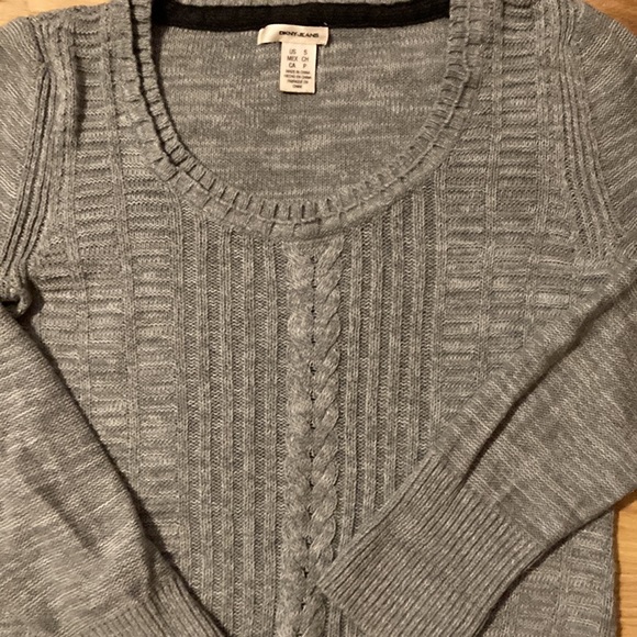 DKNY gray knit sweater - Picture 2 of 3